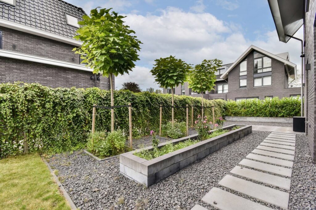 Modern Landscape Design with Greenery